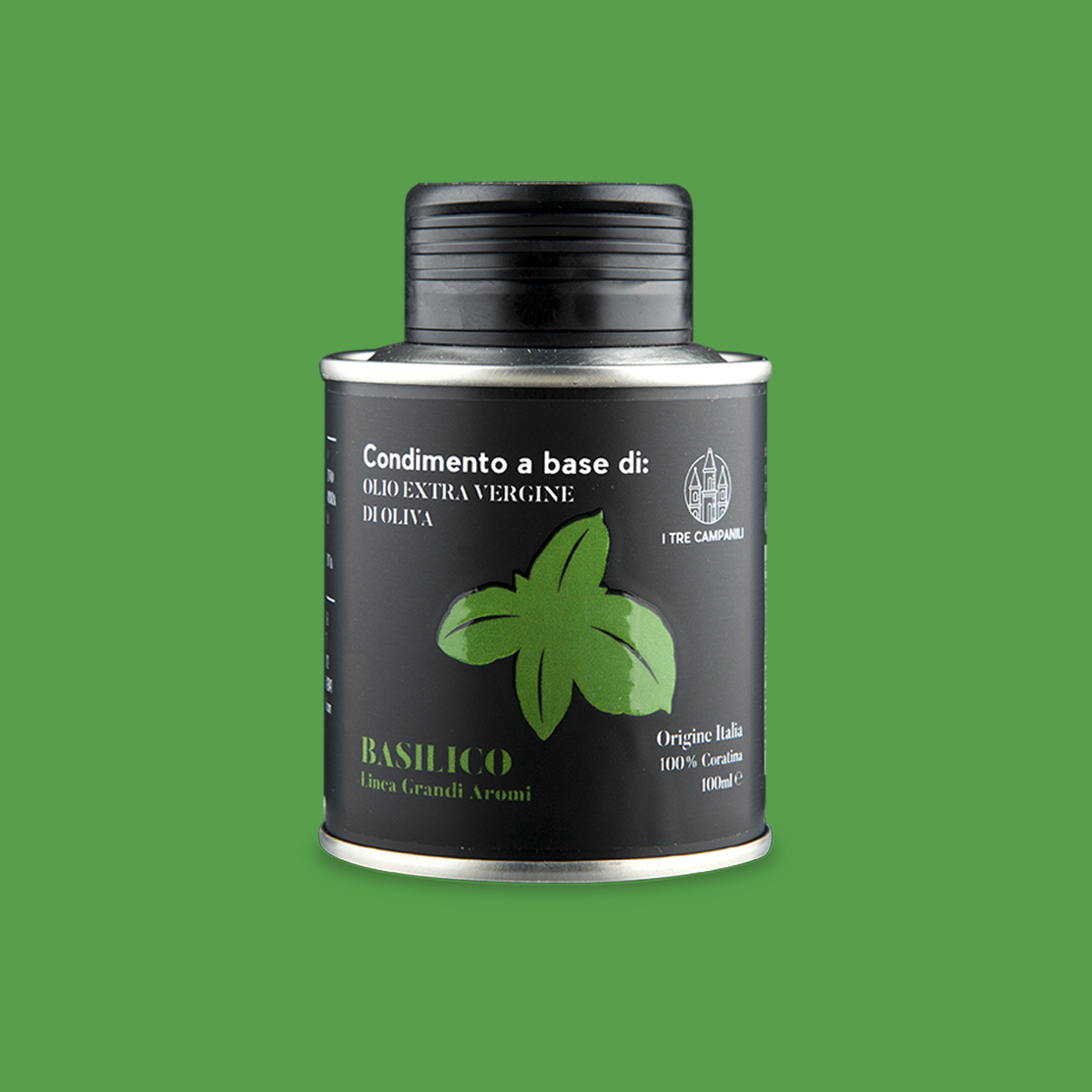 Olio Extravergine di Oliva aromatizzato al Basilico