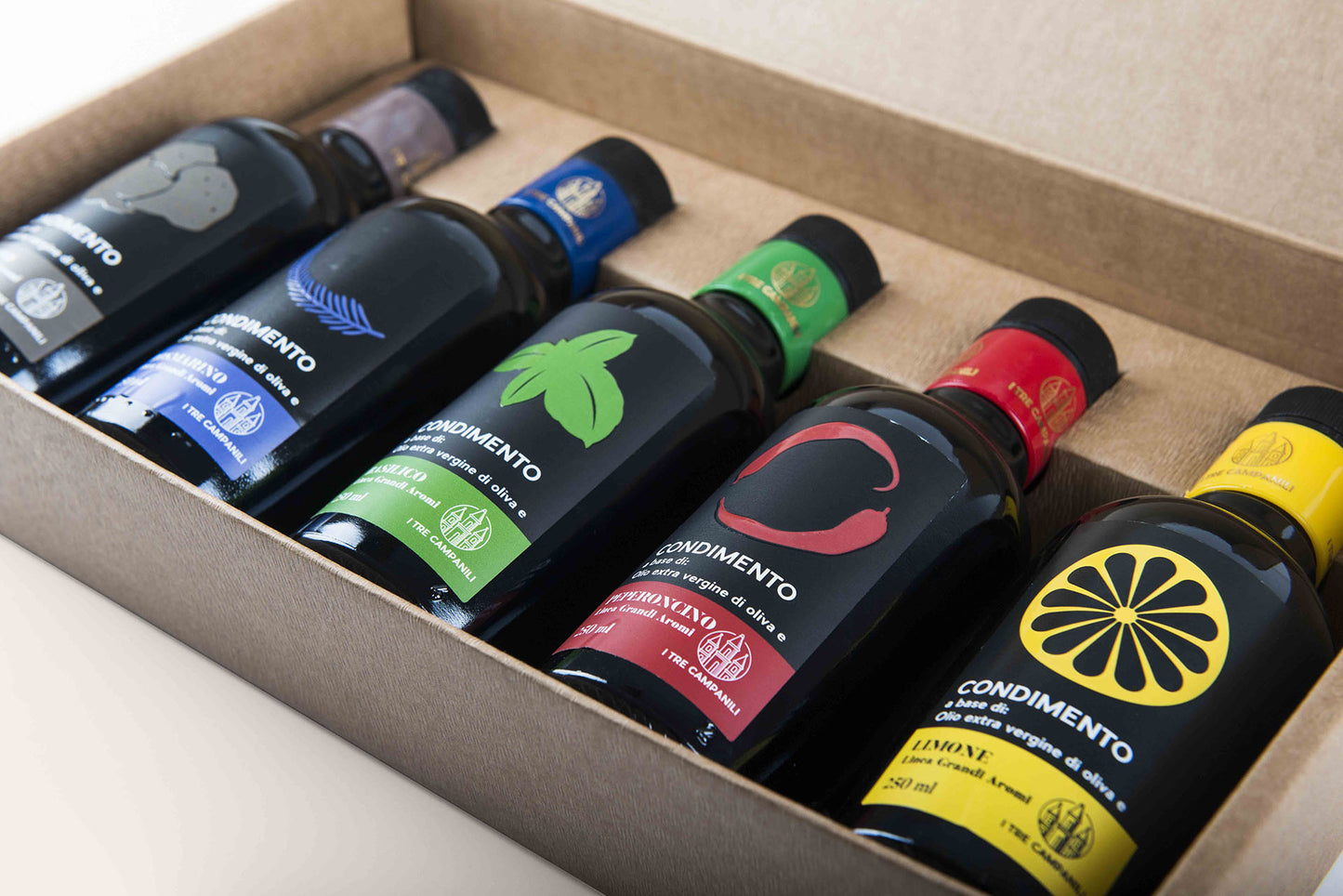Box Regalo Oli Aromatizzati 250ml x5
