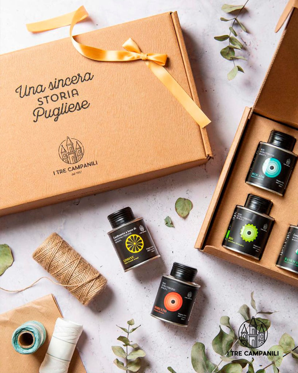Box Regalo Oli Aromatizzati 100ml x8